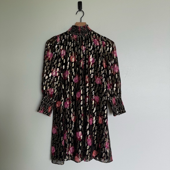 Kate Spade New York Rose Garden Smocked Shift Dress - Picture 6 of 12